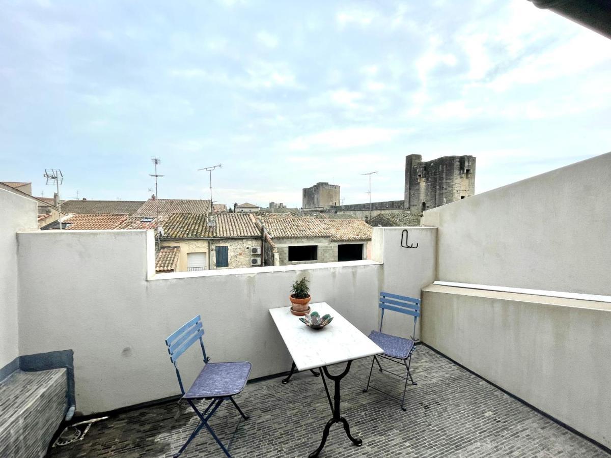 Chambre, Balcon, Vu Remparts, Clim Aigues-Mortes Exterior foto